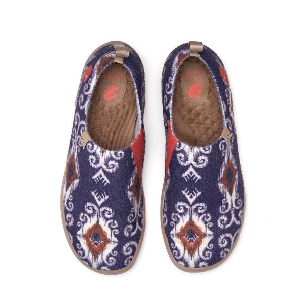 UIN Women's Walking Shoes Slip On Casual Sneaker Toledo (Tribal Pattern)